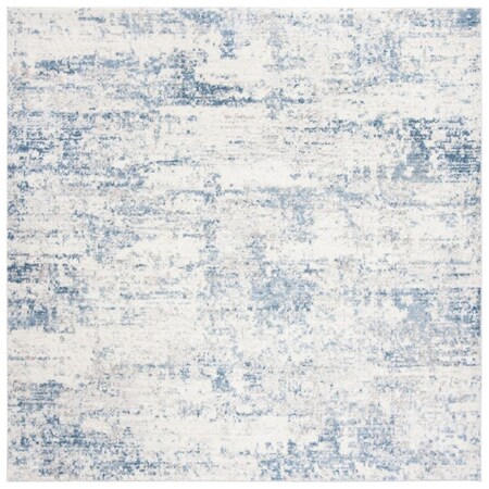 Safavieh 11 x 11 ft. Amelia Square Power Loomed Rug Ivory & Blue ALA700A-11SQ